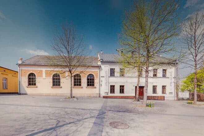 The exterior of the Auschwitz Jewish Center in Oświęcim, Poland. Photo by Artur Rudiak.