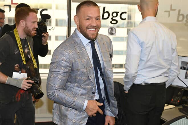 Connor McGregor attends Charity Day 2024 hosted by the Cantor Fitzgerald Relief Fund at BGC Group New York City on Sept. 11, 2024. Photo by Dave Kotinsky/Getty Images for The Cantor Fitzgerald Relief Fund.