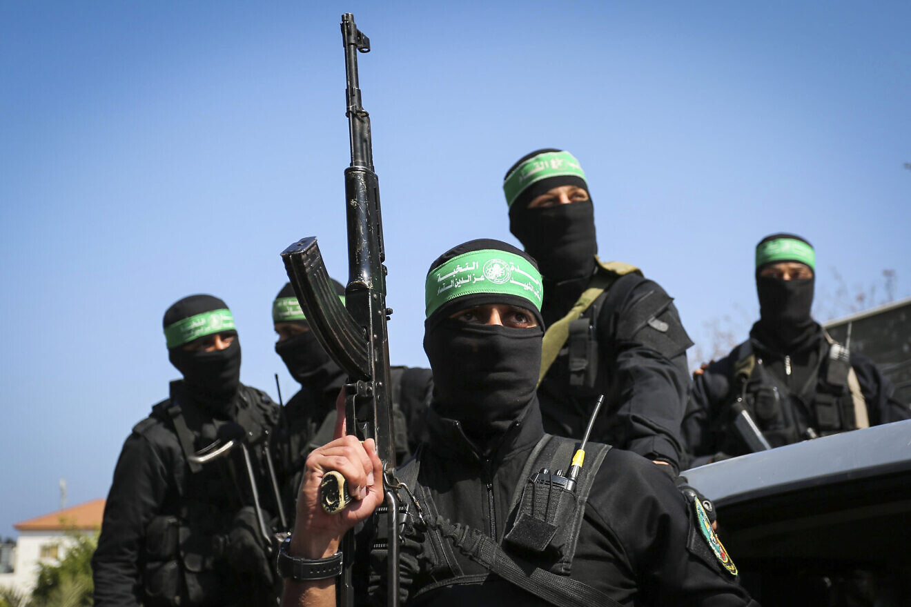 Hamas terrorists in Gaza City, on March, 25, 2017. Photo by Abed Rahim Khatib/Flash90.