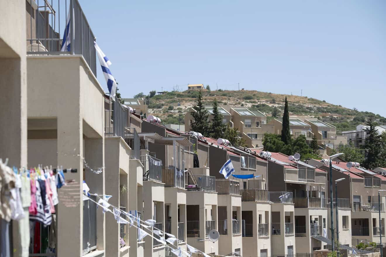 View of the Israeli city of Karnei Shomron in Samaria, on June 10, 2020. Photo by Sraya Diamant/Flash90.