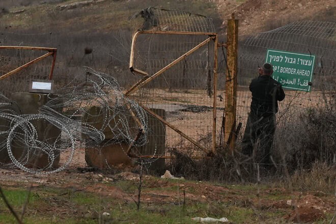 Israeli soldiers patrol the border with Lebanon, Dec. 29, 2024. Photo by Ayal Margolin/Flash90.