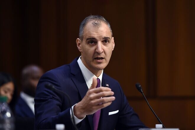 George Selim, senior vice president of programs at the Anti-Defamation League (ADL), speaks during a full committee hearing on "Mass Violence, Extremism, and Digital Responsibility" on Sept. 18, 2019 in Washington, D.C. Photo by Olivier Douliery/AFP via Getty Images.
