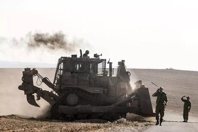 An Israel Defense Forces D9 armored bulldozer. Credit: Israel Hayom.