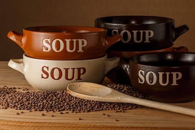 Soup bowls. Credit: stevepb/Pixabay.
