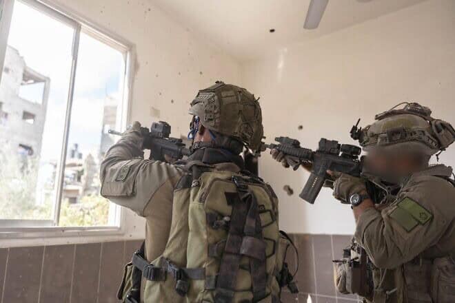 Givati Brigade troops operating in the Gaza Strip. Credit: IDF.