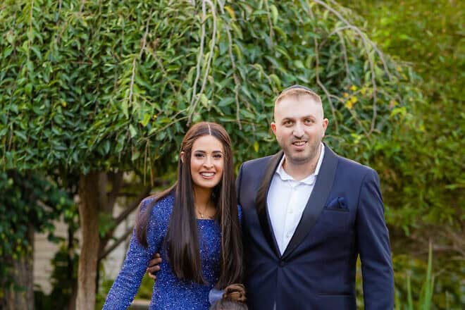 Yaniv Bender and his wife. Credit: Courtesy of Yaniv Bender.