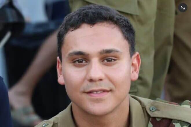 Liam Hazi. Credit: Courtesy of the IDF Spokesperson's Unit.
