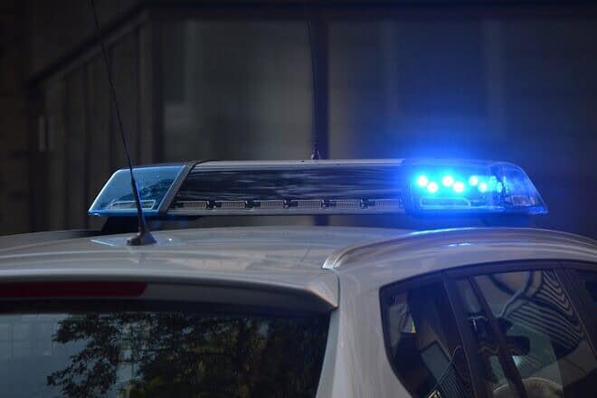 Police car lights. Credit: Franz P. Sauerteig/Pixabay.