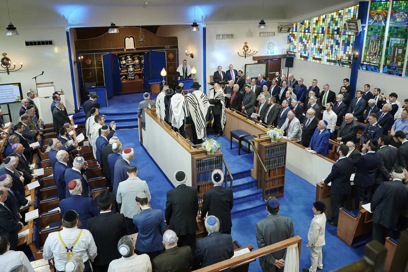 Rabbi Yoni Wieder was inaugurated as chief rabbi of Ireland, May 21, 2024. Courtesy.
