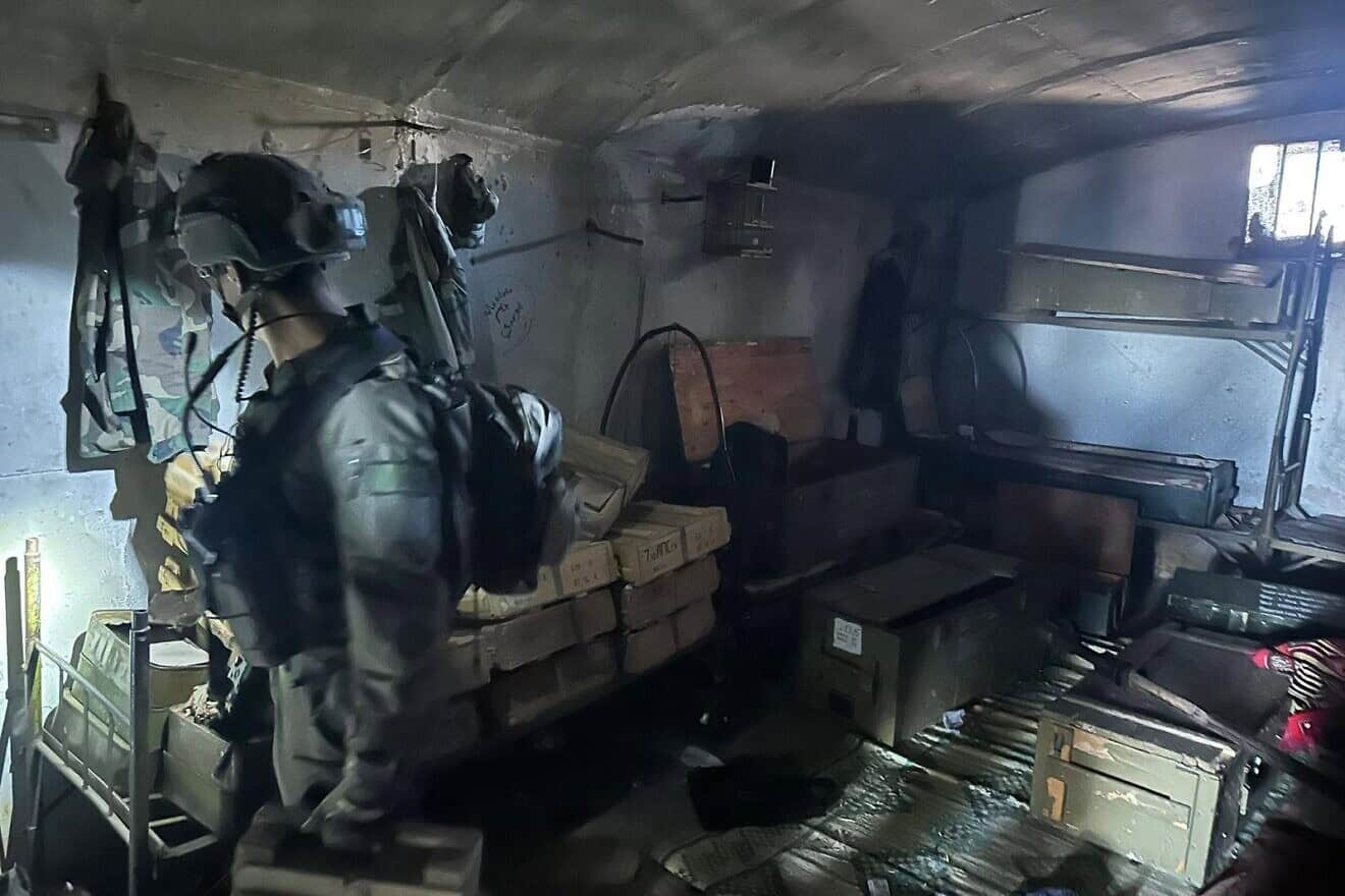 Israel Defense Forces soldiers in Syria, Feb. 24, 2025. Credit: IDF.