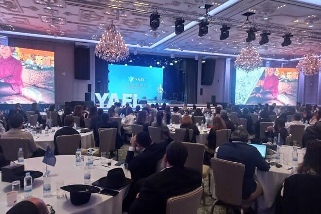 The Yael Foundation's annual summit in Limassol, Cyprus, Feb. 4, 2024.  Over 200 Jewish educational leaders are attending this year's event. Credit: Courtesy.