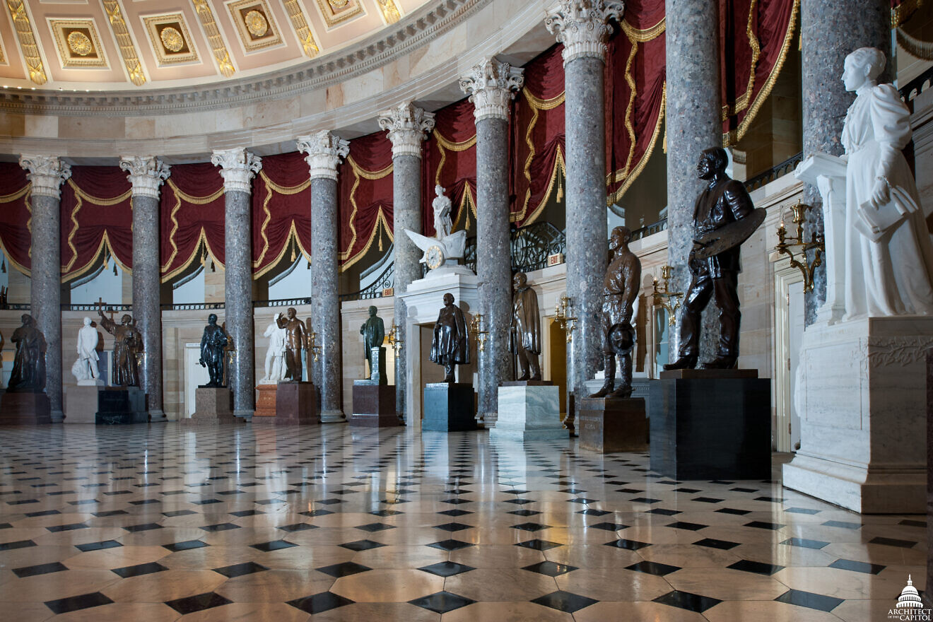 National Statuary Hall in the U.S. Capitol, Washington, D.C. Credit: Architect of the Capitol.