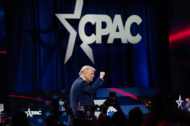 U.S. President Donald Trump speaks at the Conservative Political Action Conference (CPAC) at the Gaylord National Resort & Convention Center in Oxon Hill, Md., on Feb. 22, 2025. Credit: White House.