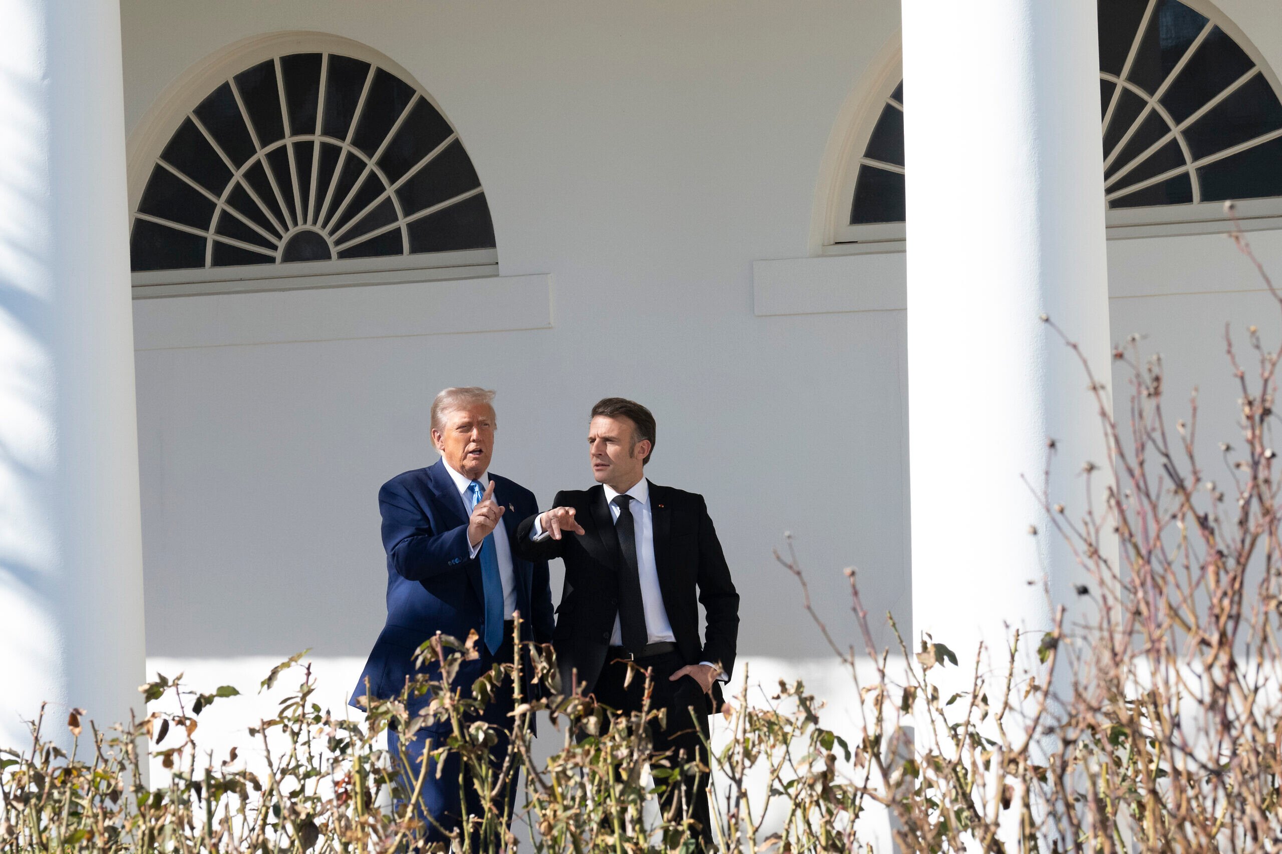 Trump Macron