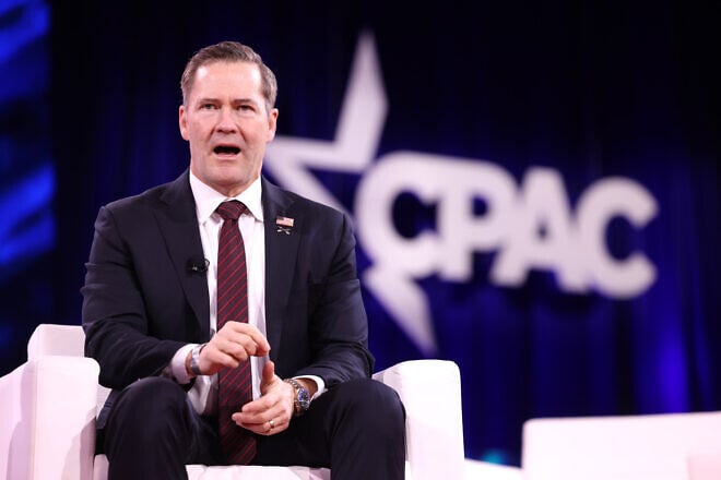 U.S. National Security Advisor Mike Waltz speaking at the 2025 Conservative Political Action Conference (CPAC) at the Gaylord National Resort & Convention Center in National Harbor, Md., Feb. 21, 2025. Credit: Gage Skidmore via Creative Commons.