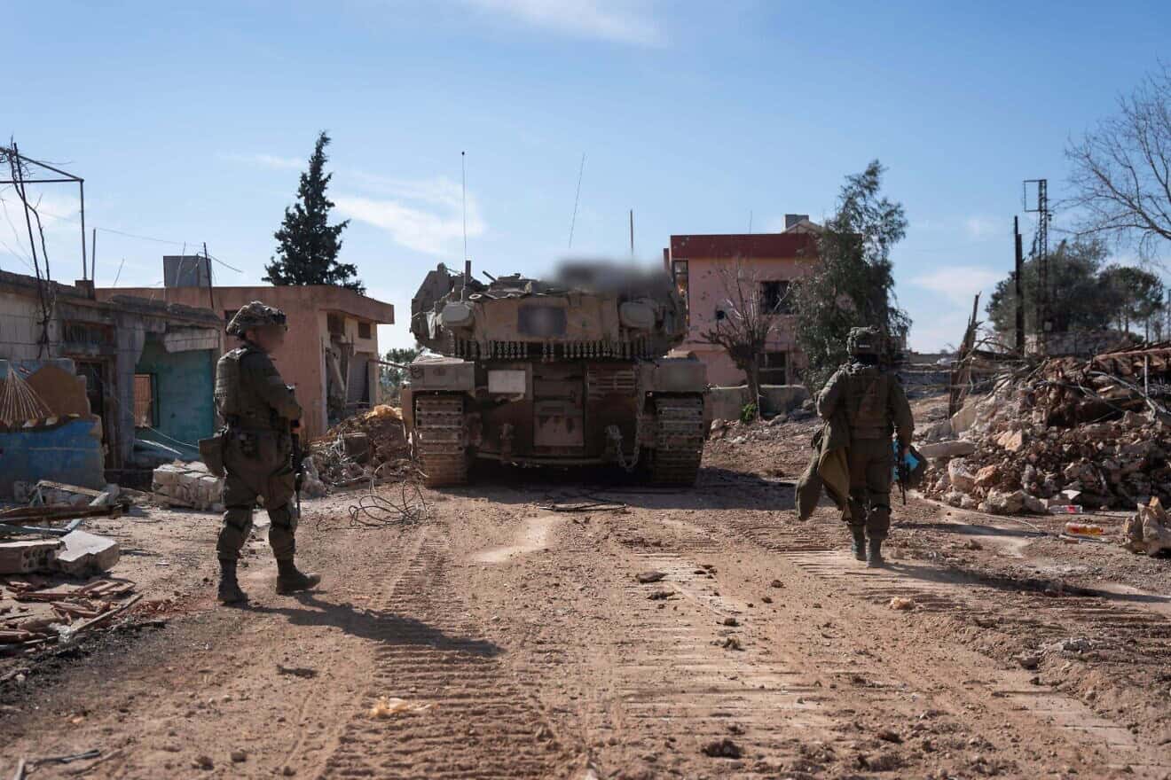 Israeli soldiers operating against Hezbollah in Southern Lebanon, February 2025. Credit: IDF.