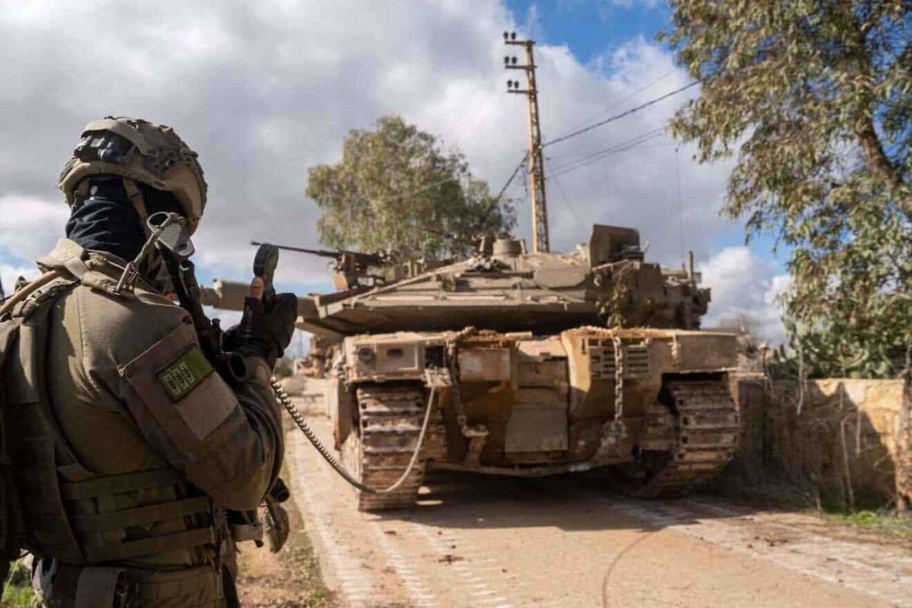 Israeli forces during operational activities in Southern Lebanon, January 2025. Credit: IDF.
