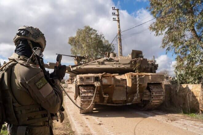 Israeli forces during operational activities in Southern Lebanon, January 2025. Credit: IDF.