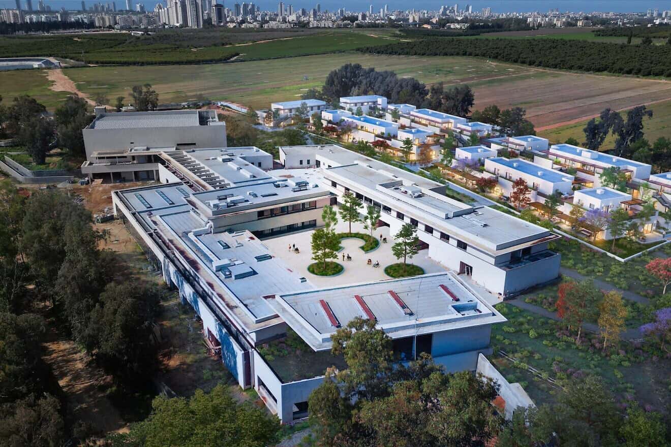 Artist rendering of a home to be built for Nova music festival survivors, their families and the general public near the Israeli city of Netanya. Credit: Alin Beit Noam/Ilanot.