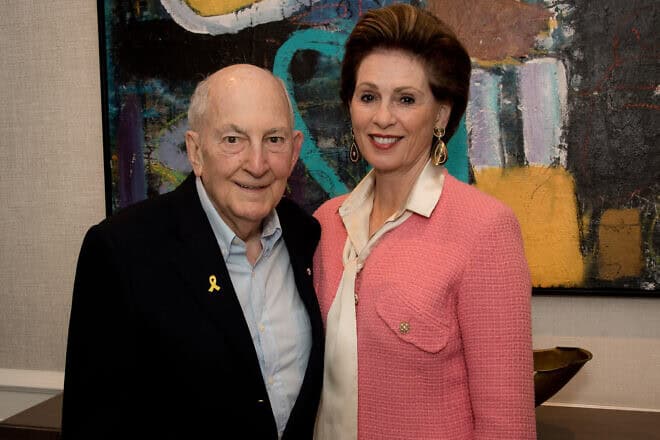 Charles and Rita Bronfman. Credit: Courtesy of Birthright Israel Foundation.