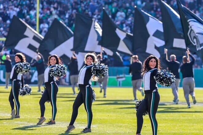 Elana Horowitz at Lincoln Financial Field in Philadelphia. Photo by Brian Garfinkel.