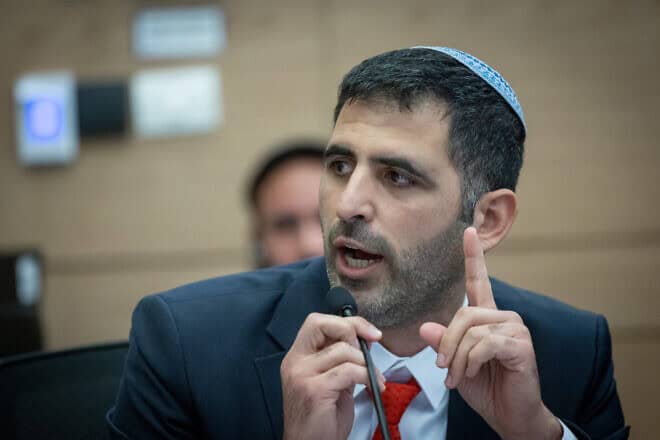 Israeli Communications Minister Shlomo Karhi during an Economic Affairs Committee meeting in the Knesset, the Israeli parliament in Jerusalem, Dec. 18, 2024. Photo by Chaim Goldberg/Flash90.