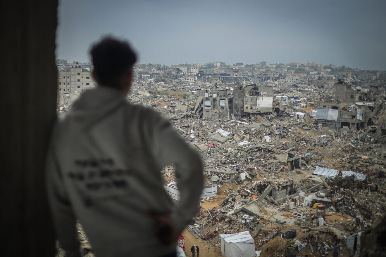 Jabalia, in the central Gaza Strip, Feb. 5, 2025. Photo by Khalil Kahlout/Flash90.