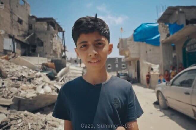 “Gaza: How to Survive a Warzone” was broadcast on the “BBC” on Feb. 17, 2025. Source: YouTube.
