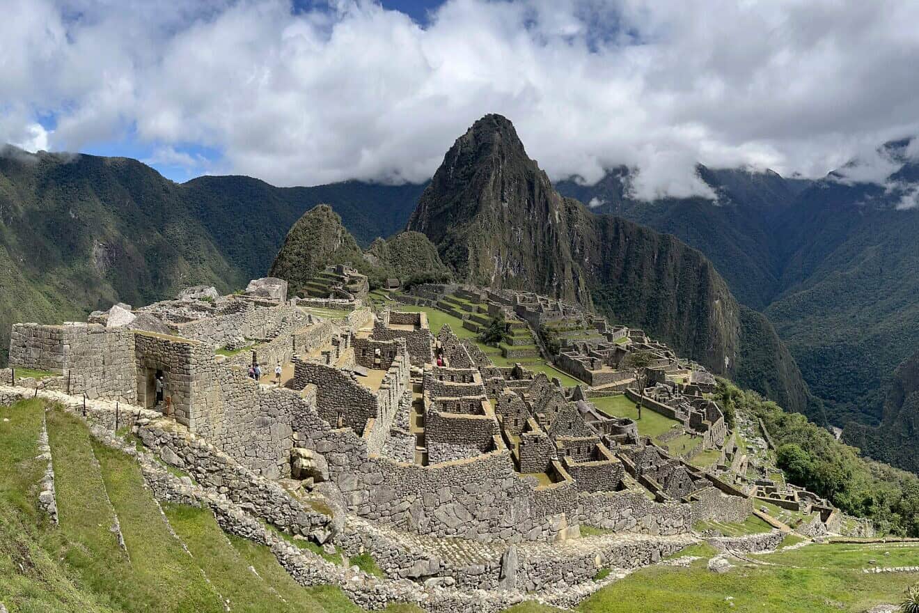 General view of the ancient Inca ruins of Machu Picchu in the Urubamba valley, seventy-two kilometres from the Andes city of Cusco, on Feb. 15, 2023. Photo by Carolina Paucar/AFP via Getty Images.