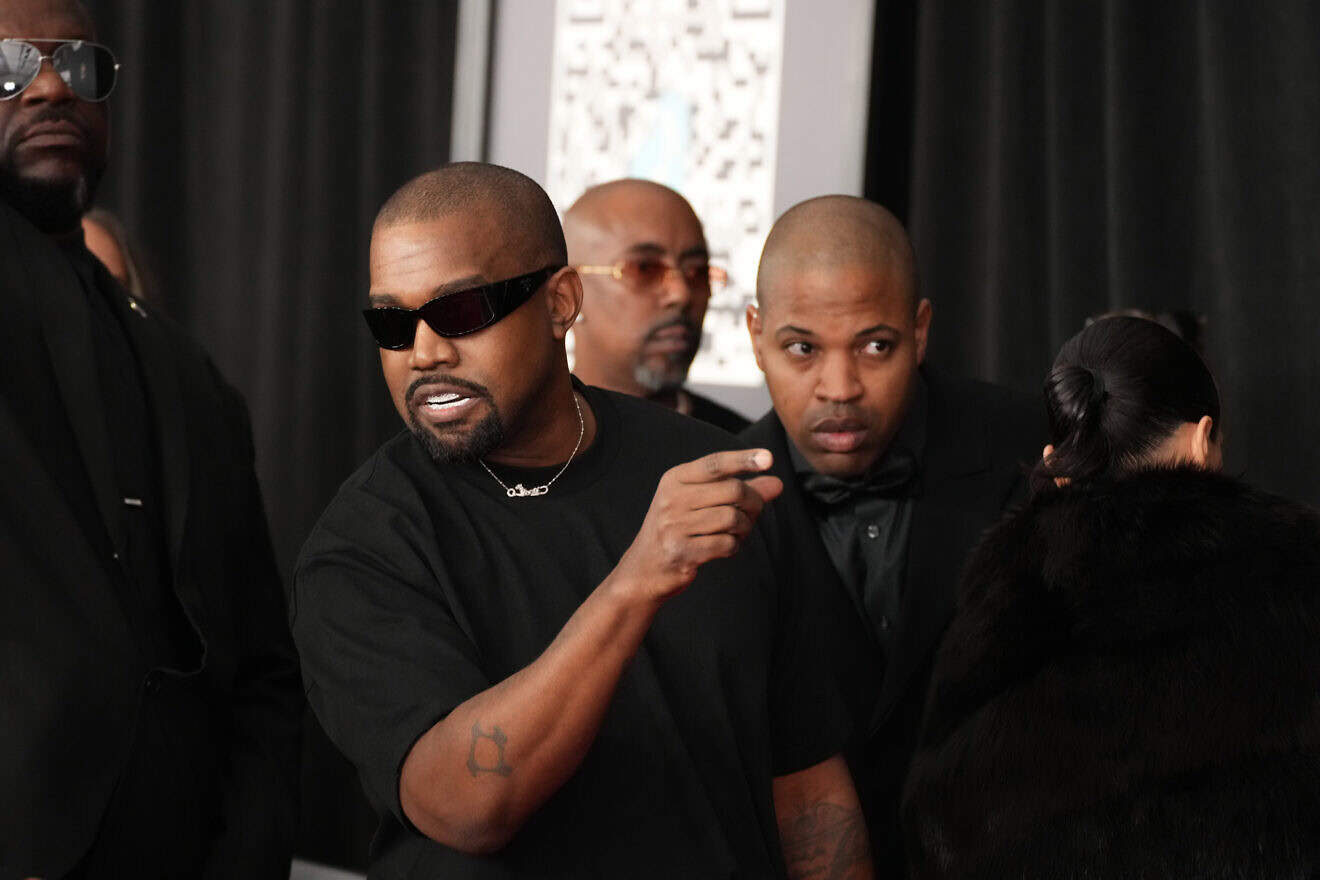 Kanye West attends the 67th Grammy Awards at Crypto.com Arena in Los Angeles on Feb. 2, 2025. Photo by Jeff Kravitz/FilmMagic.