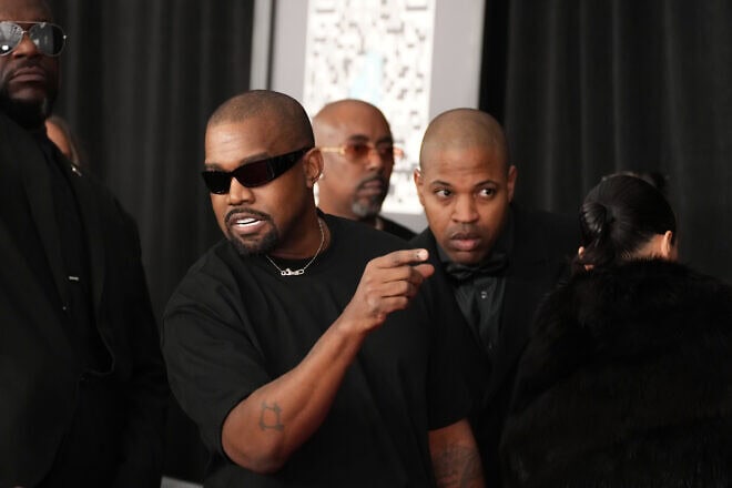 Kanye West attends the 67th Grammy Awards at Crypto.com Arena in Los Angeles on Feb. 2, 2025. Photo by Jeff Kravitz/FilmMagic.