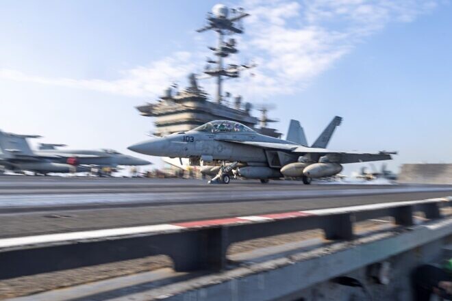 Carrier Air Wing (CVW) 1 conducts routine flight operations from the Nimitz-class aircraft carrier USS Harry S. Truman (CVN 75) in the U.S. Central Command area of responsibility, Feb. 1, 2025. Credit: U.S Navy Photo.