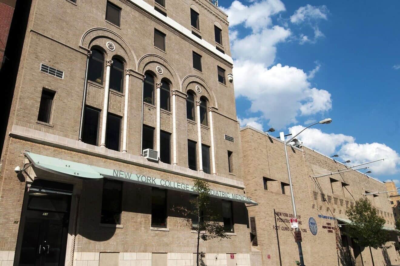 The New York College of Podiatric Medicine in New York City. Credit: Courtesy