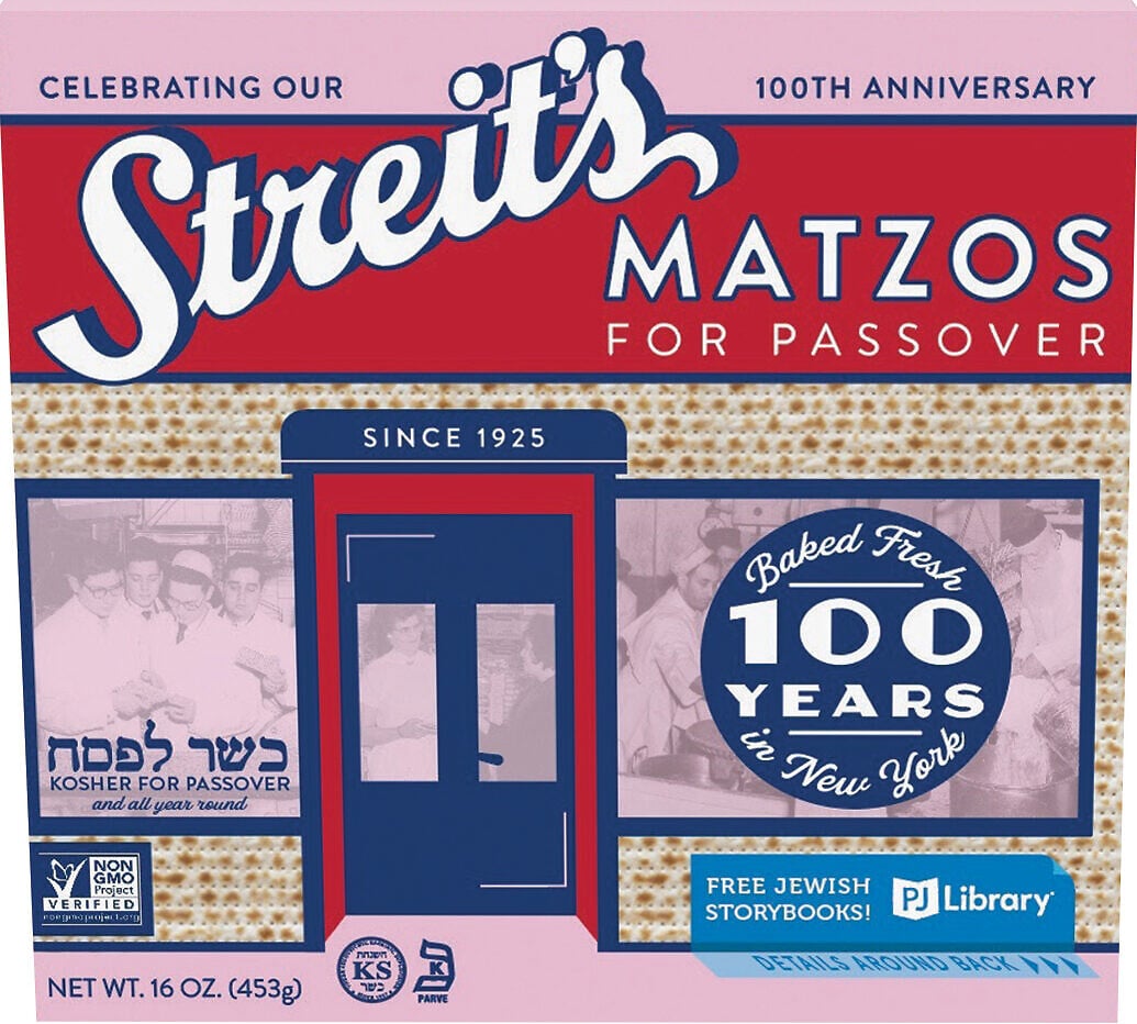 Streit's matzo matzah boxes