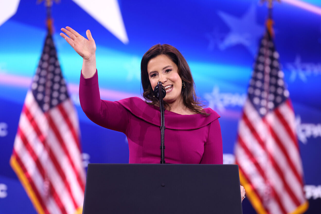 Rep. Elise Stefanik (R-N.Y.), nominee for U.S. ambassador to the United Nations, speaks at the 2025 Conservative Political Action Conference (CPAC) at the Gaylord National Resort & Convention Center in National Harbor, Md., Feb. 22, 2025. Credit: Gage Skidmore, via Creative Commons.