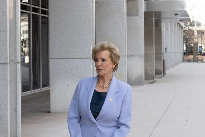 Linda McMahon, U.S. secretary of education, on her first day on the job, March 4, 2025. Credit: U.S. Department of Education.