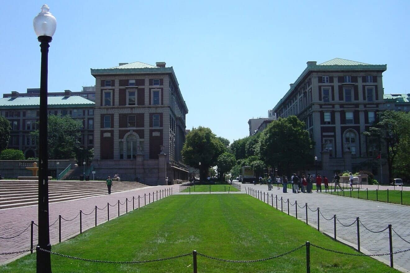 Columbia University College Walk, New York City. Credit: Wikimedia.