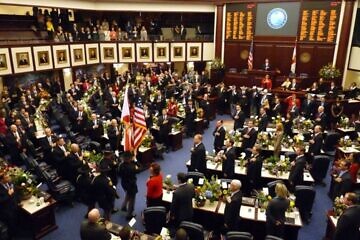 The Florida House of Representatives in Tallahassee, March 2012. Credit: Florida House of Representatives via Wikimedia Commons.
