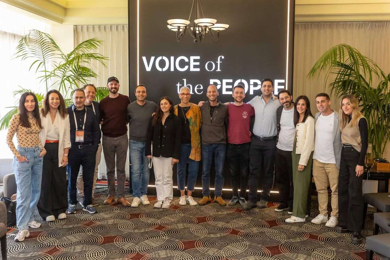 Delegates to the inaugural Voice of the People conference gather in Haifa, March 6, 2025. Photo by Dor Pazuelo.
