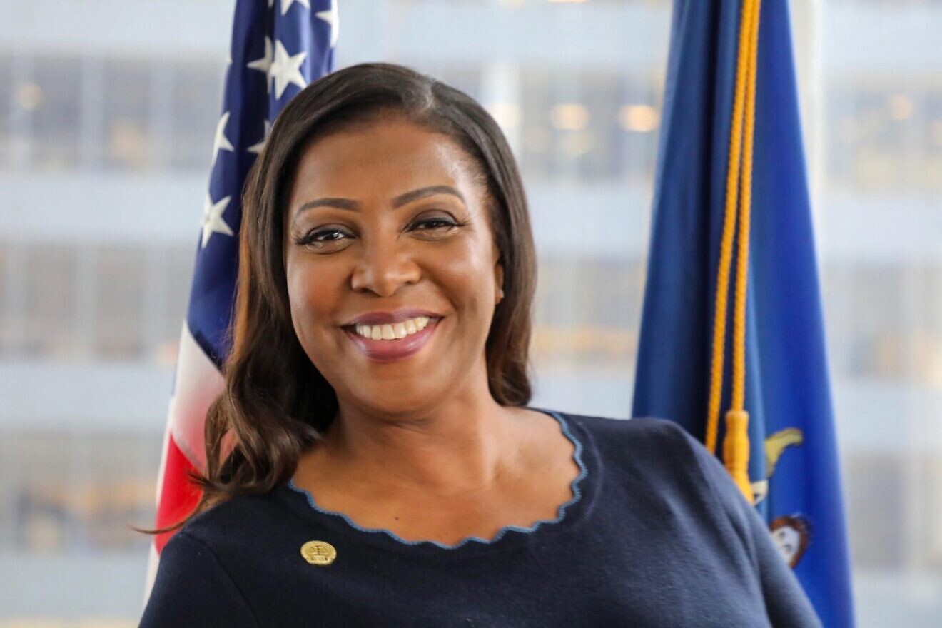 Letitia James, the New York attorney general/official portrait.