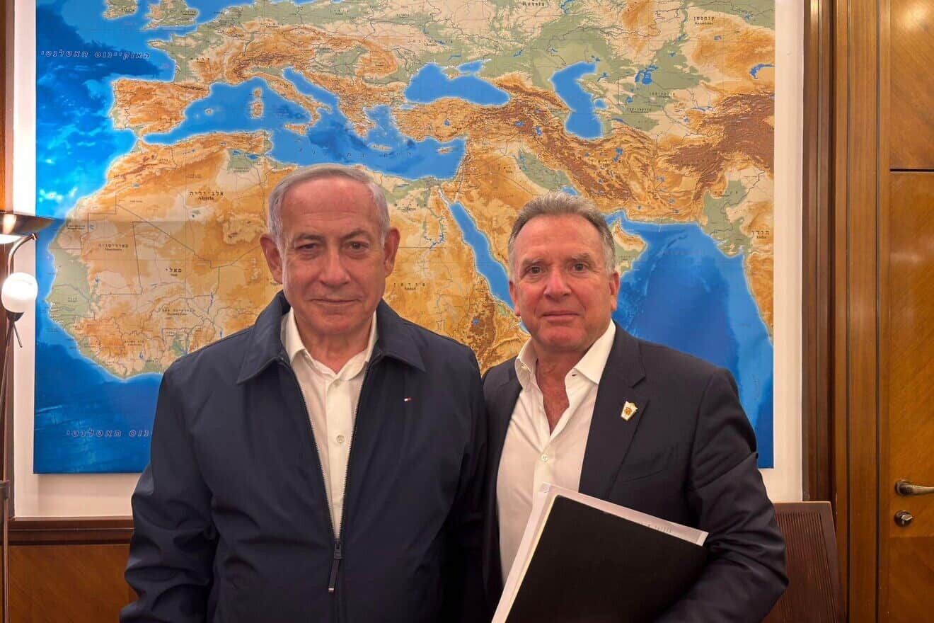 Israeli Prime Minister Benjamin Netanyahu meeting U.S. Special Envoy Steve Witkoff, Jan. 11, 2025. Credit: Prime Minister's Office.