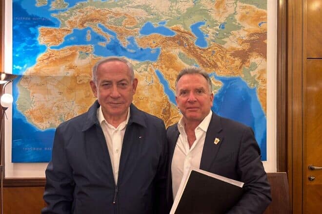 Israeli Prime Minister Benjamin Netanyahu meeting U.S. Special Envoy Steve Witkoff, Jan. 11, 2025. Credit: Prime Minister's Office.