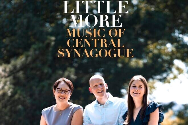 The album cover for 'Sing a Little More' from the Central Synagogue in New York. Credit: Courtesy.