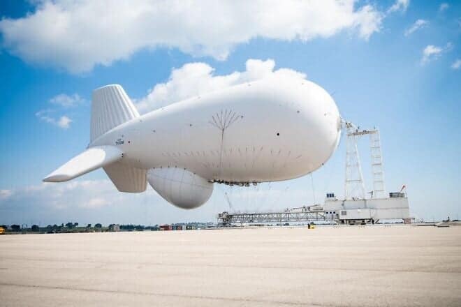 The Sky Dew detection system at ground level, March 23, 2022. Credit: IDF Spokesman's Unit via Wikimedia Commons.