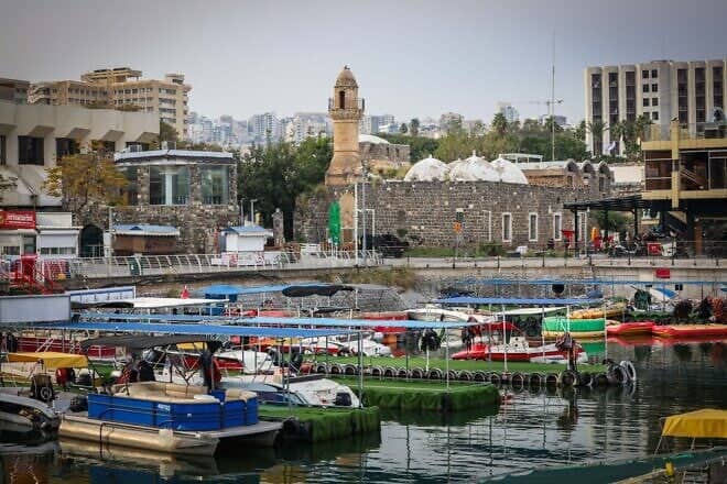 The beach promenade in Tiberias, on the Sea of Galilee, Feb. 3, 2025. Photo by David Cohen/Flash90.
