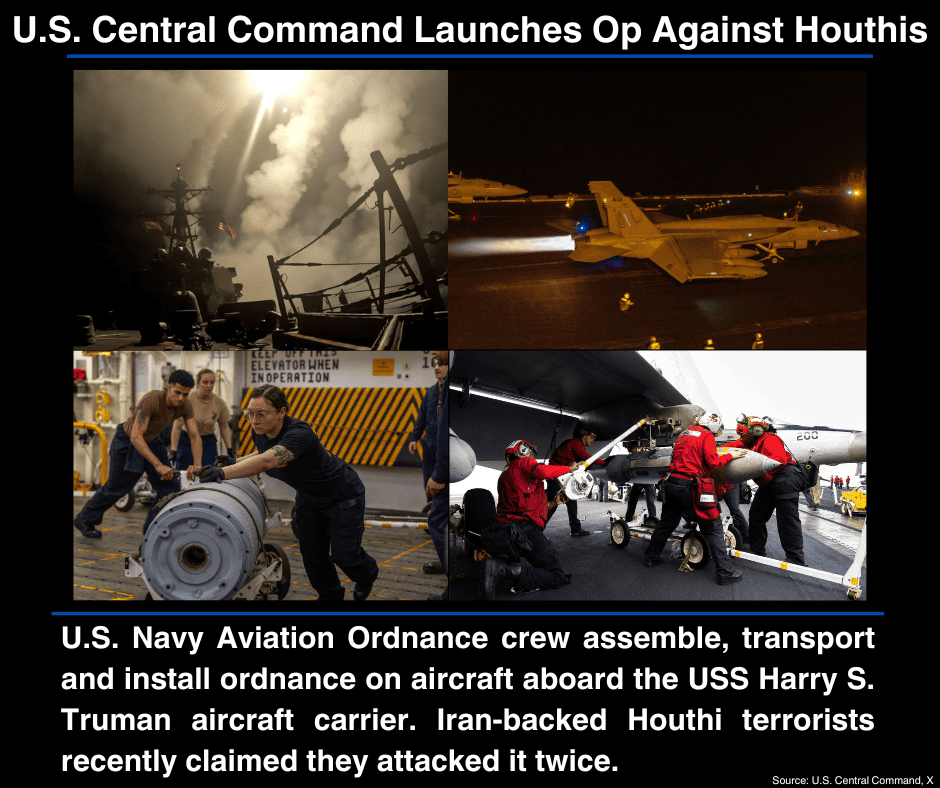 US CENTCOM Launches Operation Against Houthis