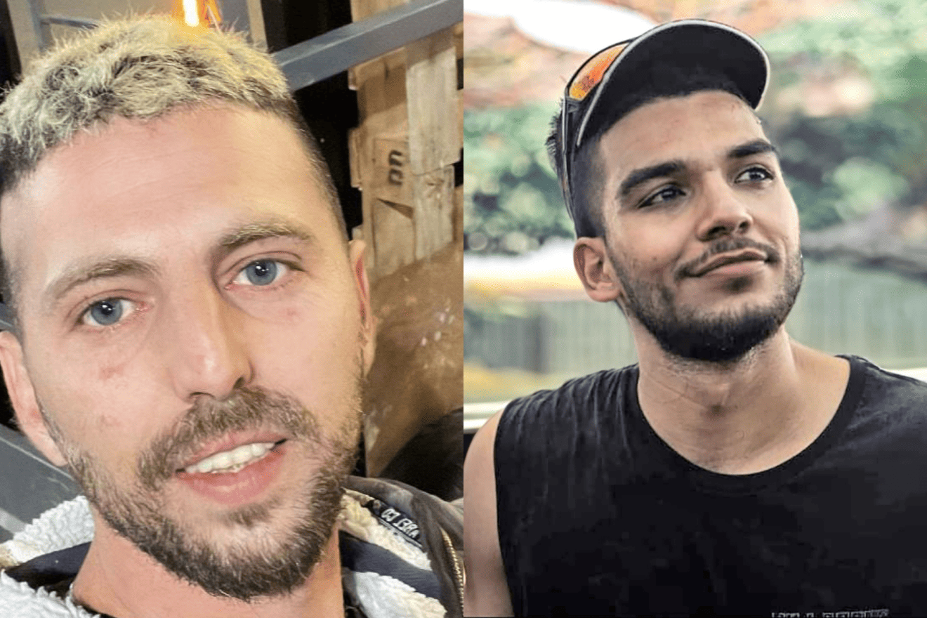 Israeli hostages Elkana Bohbot and Yosef-Haim Ohana. Credit: Courtesy of the Hostages and Missing Families Forum.