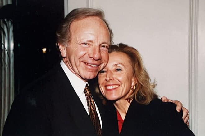 Hadassah and Senator Joe Lieberman. Credit: Courtesy of the Lieberman family.