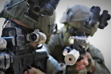 Israeli forces in action. Credit: Israel Police.