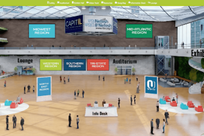 OU Retire and Relocation Fair virtual mockup. Credit: Courtesy.
